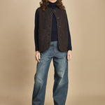 gilet in lana cotta. BLS1504 MAR32 soeur 