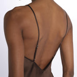 Abito lungo RENATE raso 5451187 TOFFEE herskind 