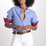 camicia a righe con collo guru MICA5630 BT milaura 