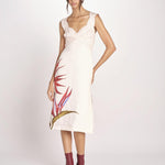 abito con impunture e fiore STRELITZIA SAND 349090 STRELITZIA farm rio 