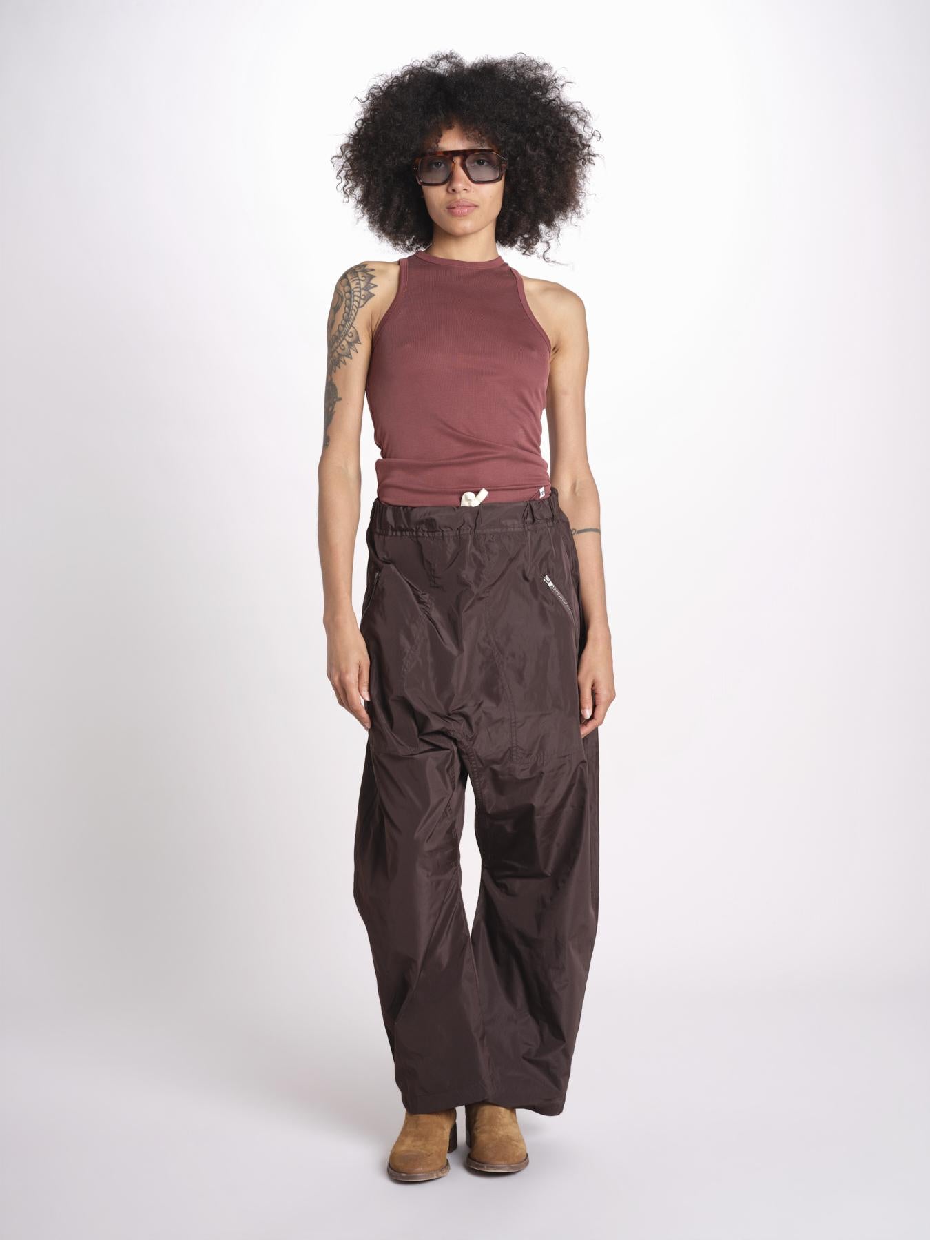 pantalone zip over in nylon PACK KLEIN sofie d'hoore 