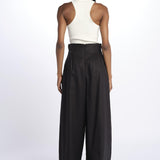 HEINI pantalone over PANTS HEINI NERO inasami 