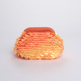 Clutch OIA piccola con paillettes OIA BAG ORANGE boheme couture 