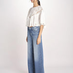 camicia cappa in pizzo SOFIA 042 CREAM sea ny 