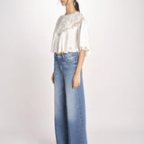 camicia cappa in pizzo SOFIA 042 CREAM sea ny 