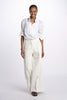 ORIANA cropped trousers with ribs