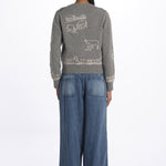 EDIN farm emb cardigan E047 GREY sea ny 
