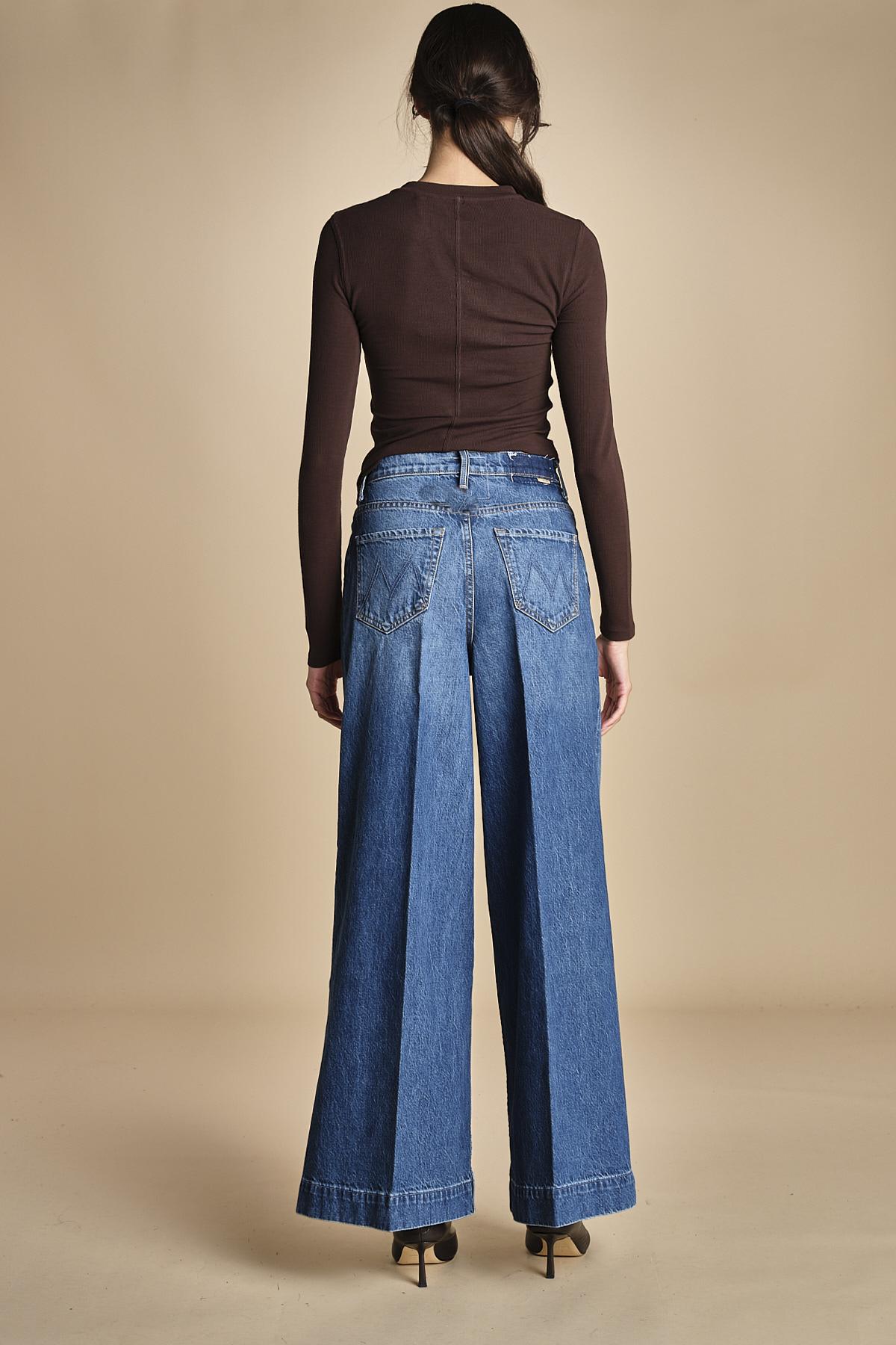 denim over con orlo THE HEADLINER SNEAK 10068 313 mother 