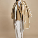 impermeabile profilato AW22MO1-COL LY93 BEIGE martin grant 