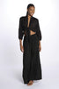 MARIA top with knot and long sleeves