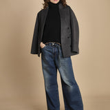 denim zampa con cintura XL STRAIHT A8701 0030 levi's 