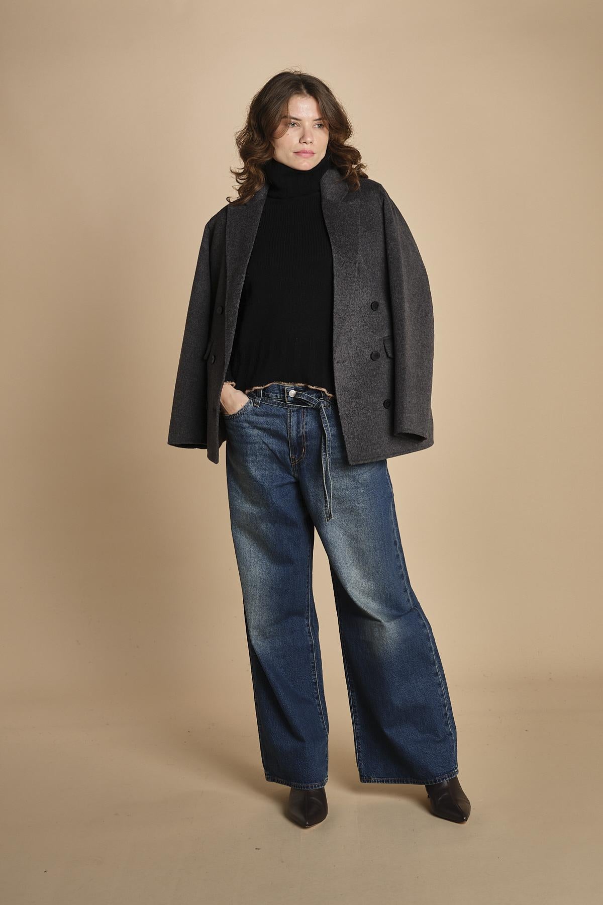 denim zampa con cintura XL STRAIHT A8701 0030 levi's 