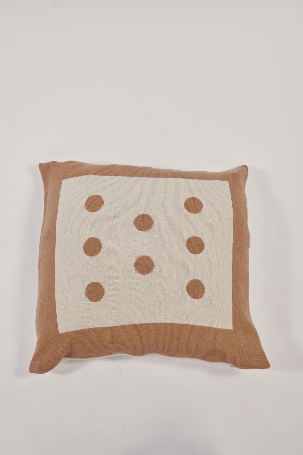 Cuscino Pois 60x60 C2100414A CAMMELLOAVORIO milaura 