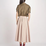 gonna a ruota in nylon 5N23 01047 BEIGE aspesi 