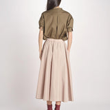 gonna a ruota in nylon 5N23 01047 BEIGE aspesi 