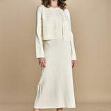 abito in maglia DRESS FULL  JF009246 0045 IVORY joseph 