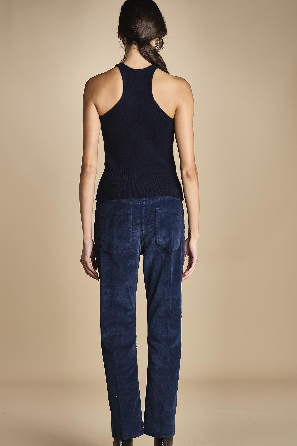 denim skinny cropped LINDY NAVYBLU true avenue 