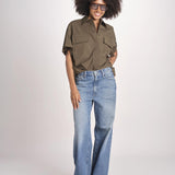 camicia m/c con tasche JF009663 PALM LEAF VER joseph 