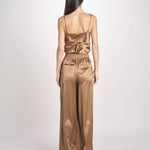 pantalone in seta JF009609 CINNAMON 0605 joseph 