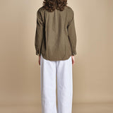 CINEMA camicia con automatici BECH605 ARMY hartford 