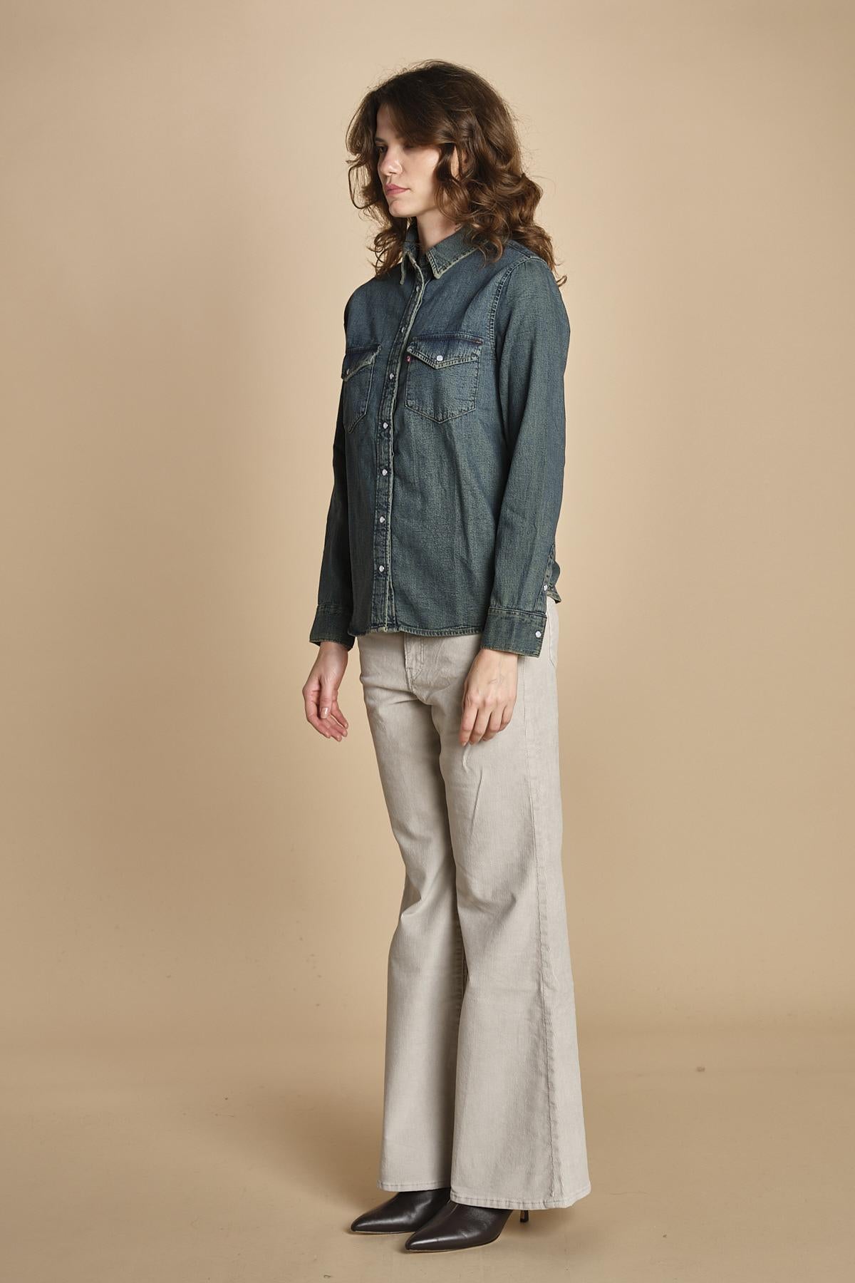 camicia in denim ICONIC WESTERN 16786 0109 levi's 