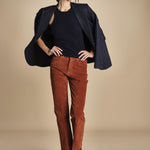 denim skinny cropped LINDY RUSSETED true avenue 