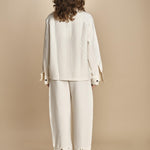 camicia double SANTINI SNW CHALK studio nicholson 