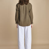 CINEMA camicia con automatici BECH605 ARMY hartford 