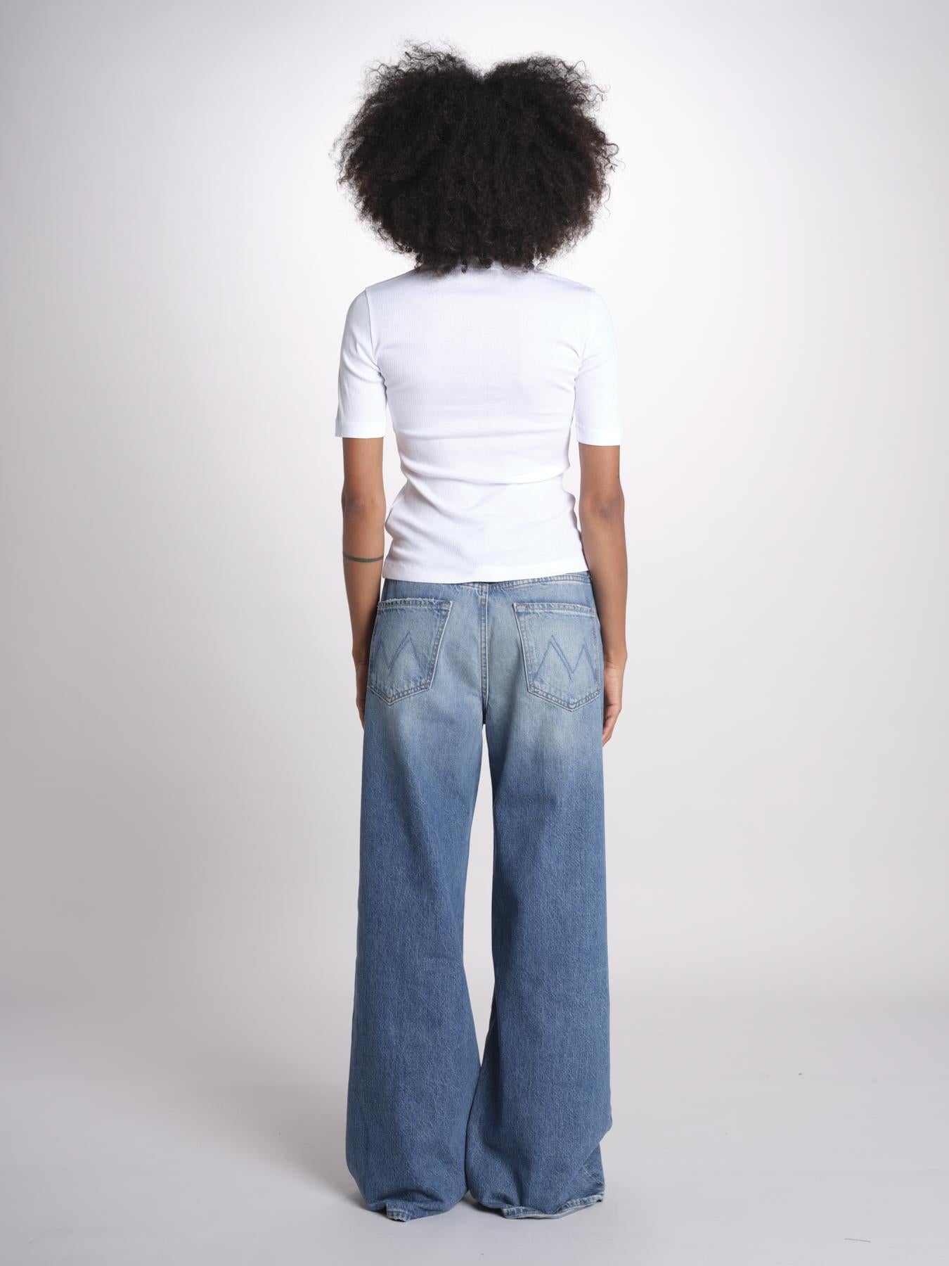 tshirt manica corta a costine KRISTIN IO1100X2351 BRIGHT WHITE WH001 ivy oak 