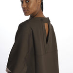 Maglia scollo v dietro HESSE1390 MOSS studio nicholson 
