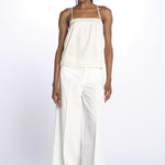 Top DACY spallina ricamo 648488 ECRU m.a.b.e. 