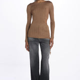 Top maglia con buco DRAC BRONZE ba&sh 