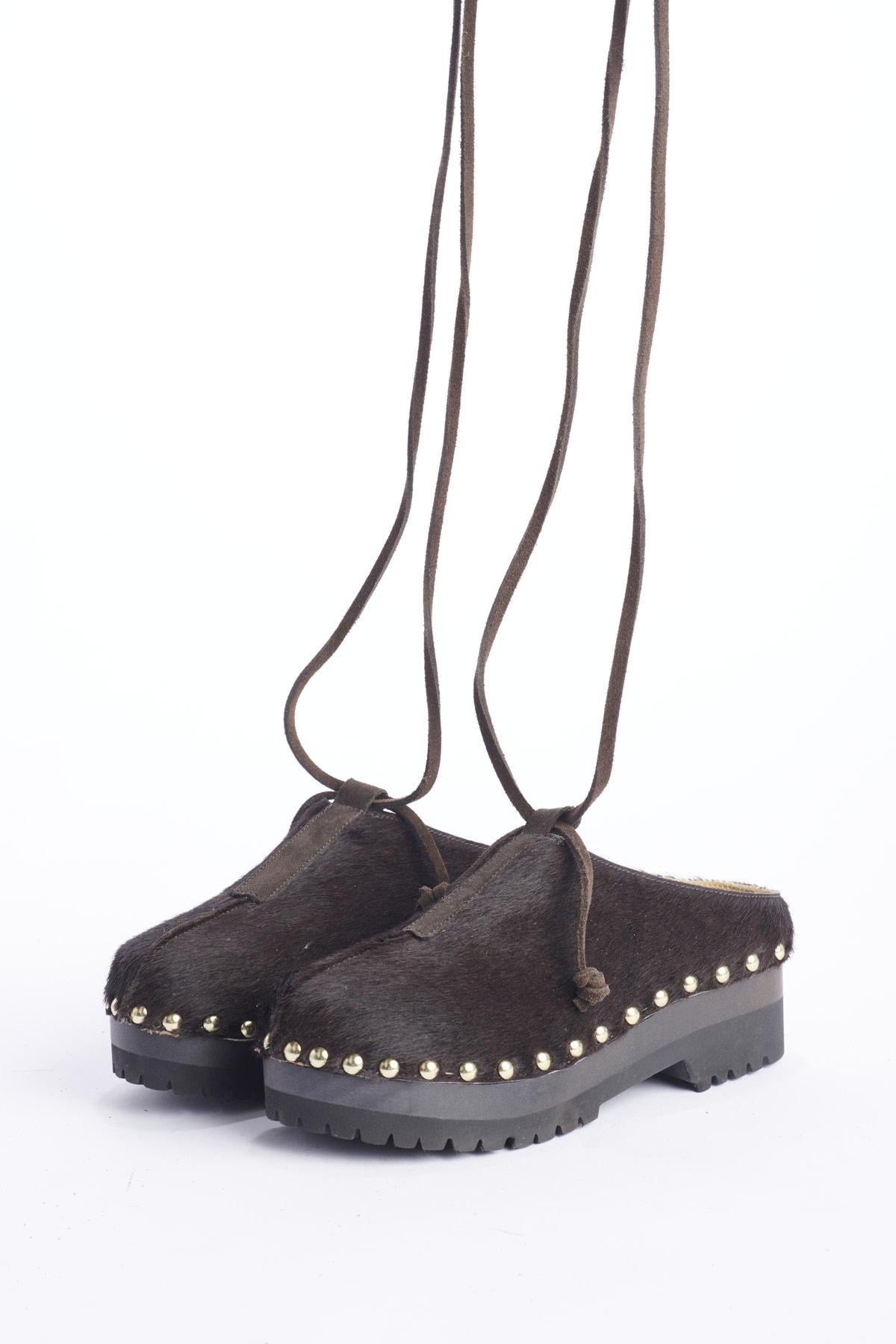  JDPF23FO13036939STRINGSCROCS BROWN PONY jejia 