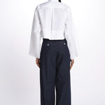 Camicia cropped IV SHIRT WHITE jejia 