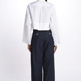 Camicia cropped IV SHIRT WHITE jejia 