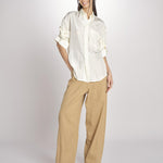 Camicia manica puntata BUBA MJD166_AU8008 VANILLA jejia 