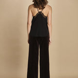 top con spalline sottili. WWCR01313 BLACK zadig & voltaire 