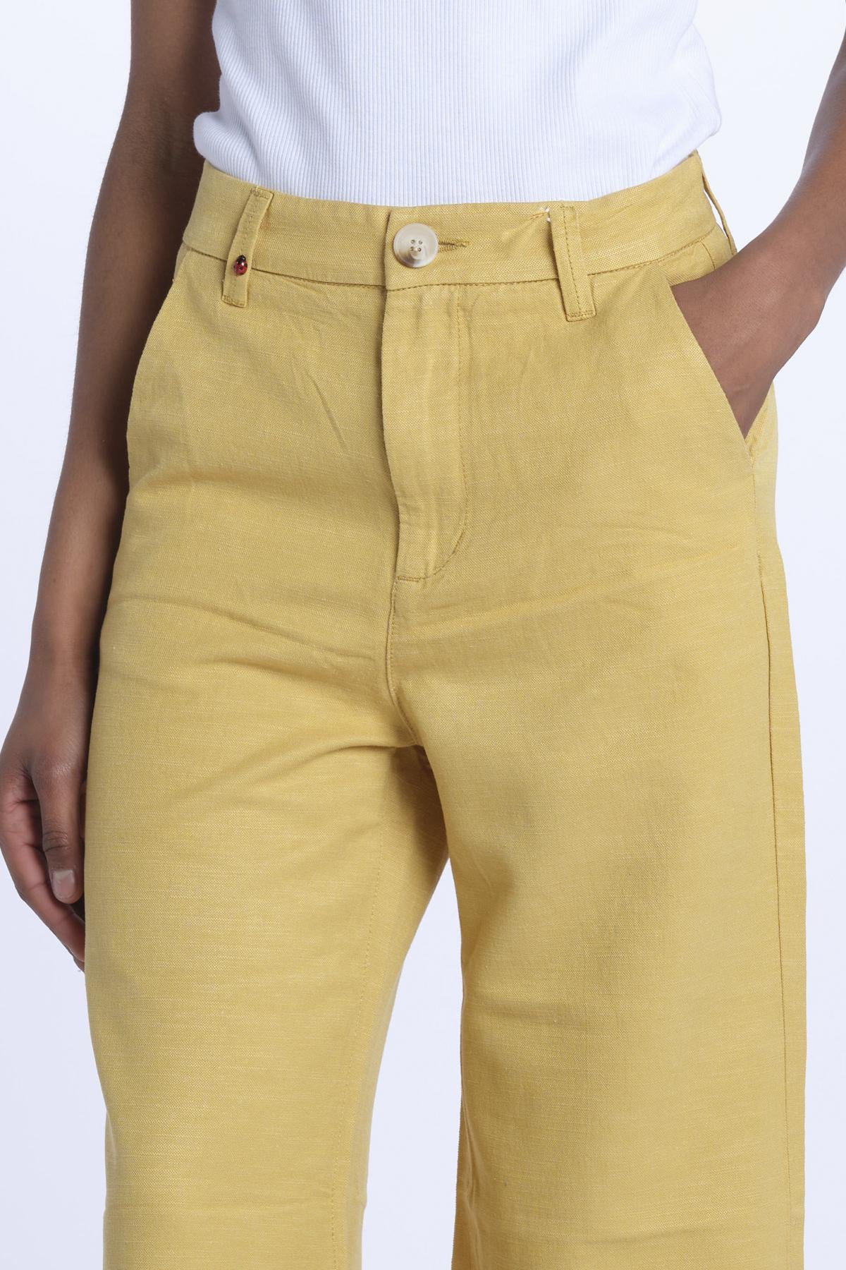 FLEURE denim flare fl 99 wf by fam. FLEURE MUSTARD fam 