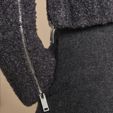 maglia bouclé LS CREWNECK  70481TFB CARCOLAT MELANGE CH035 phillip lim 