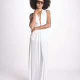JOELE abito lungo con scollo profondo e schiena nuda JOELE OFF WHITE amazuìn 