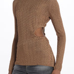 Top maglia con buco DRAC BRONZE ba&sh 