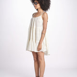 mini abito con spallina MIRABELA MINI WHITE christianzen 