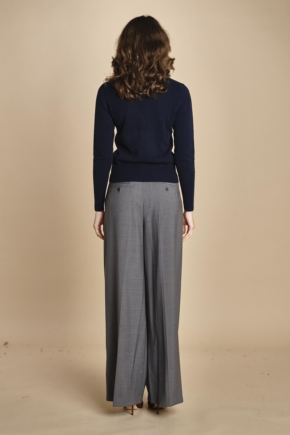 girocollo basic MIL46 25030 BLU milaura 