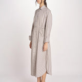 chemisier a righe 16R537CO253 P158 BROWN ines de la fressange 