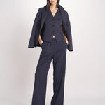 Gilet scollo a V in jersey double di cotone POGGIO 2615911021600 002 BLU weekend maxmara 