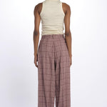 pantaloni seersucker principe di galles 179558 U106 scotch&soda 