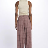 pantaloni seersucker principe di galles 179558 U106 scotch&soda 