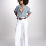 camicia a righe con collo guru MICA5630 BV milaura 