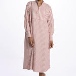 Chemisier BOY righe 14R539CO187 RED ines de la fressange 
