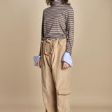 pantalone cargo in velluto TEA MJD231_ATEX42 J0036 jejia 